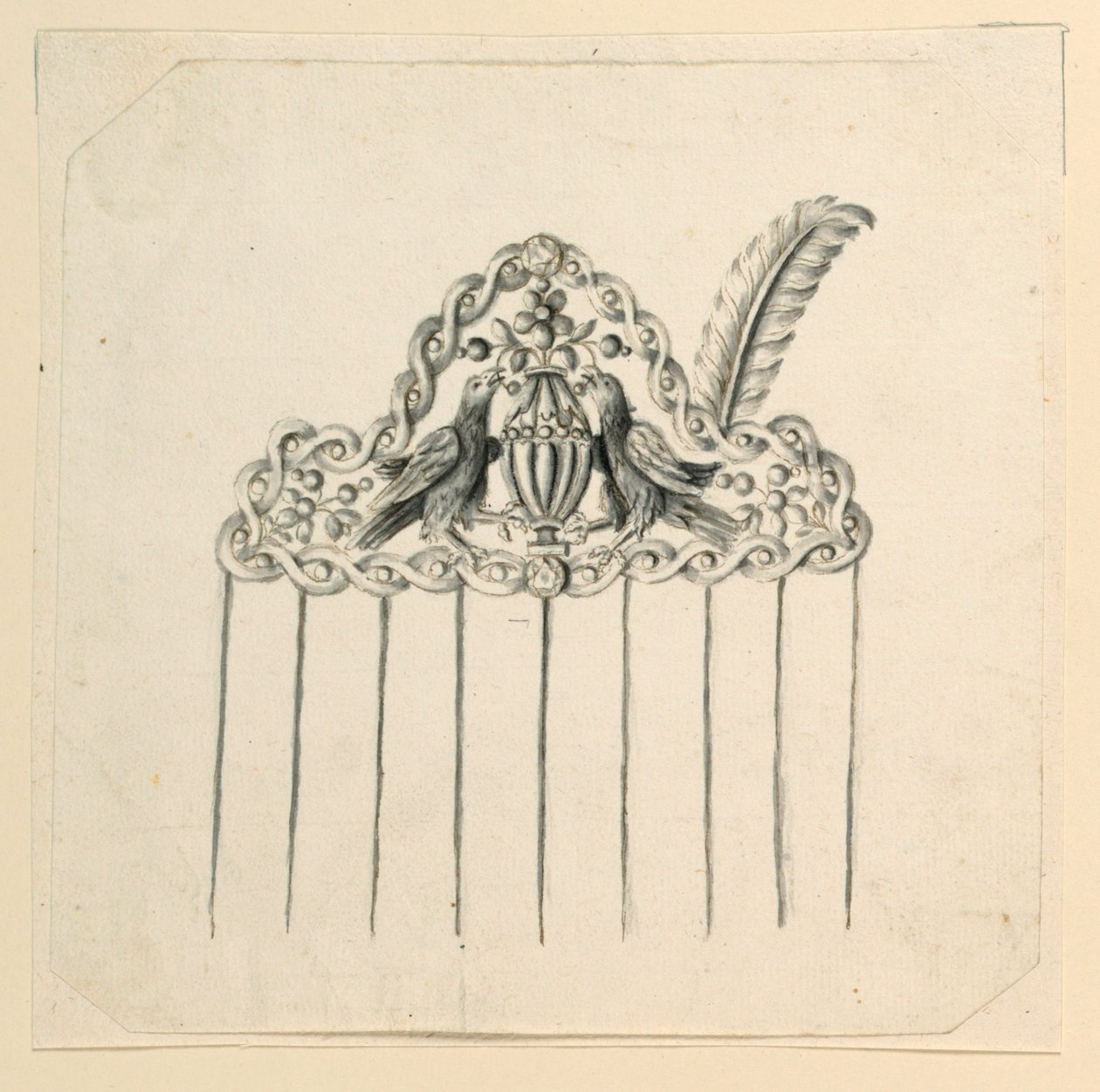 Diseño para un Peine de Unknown artist