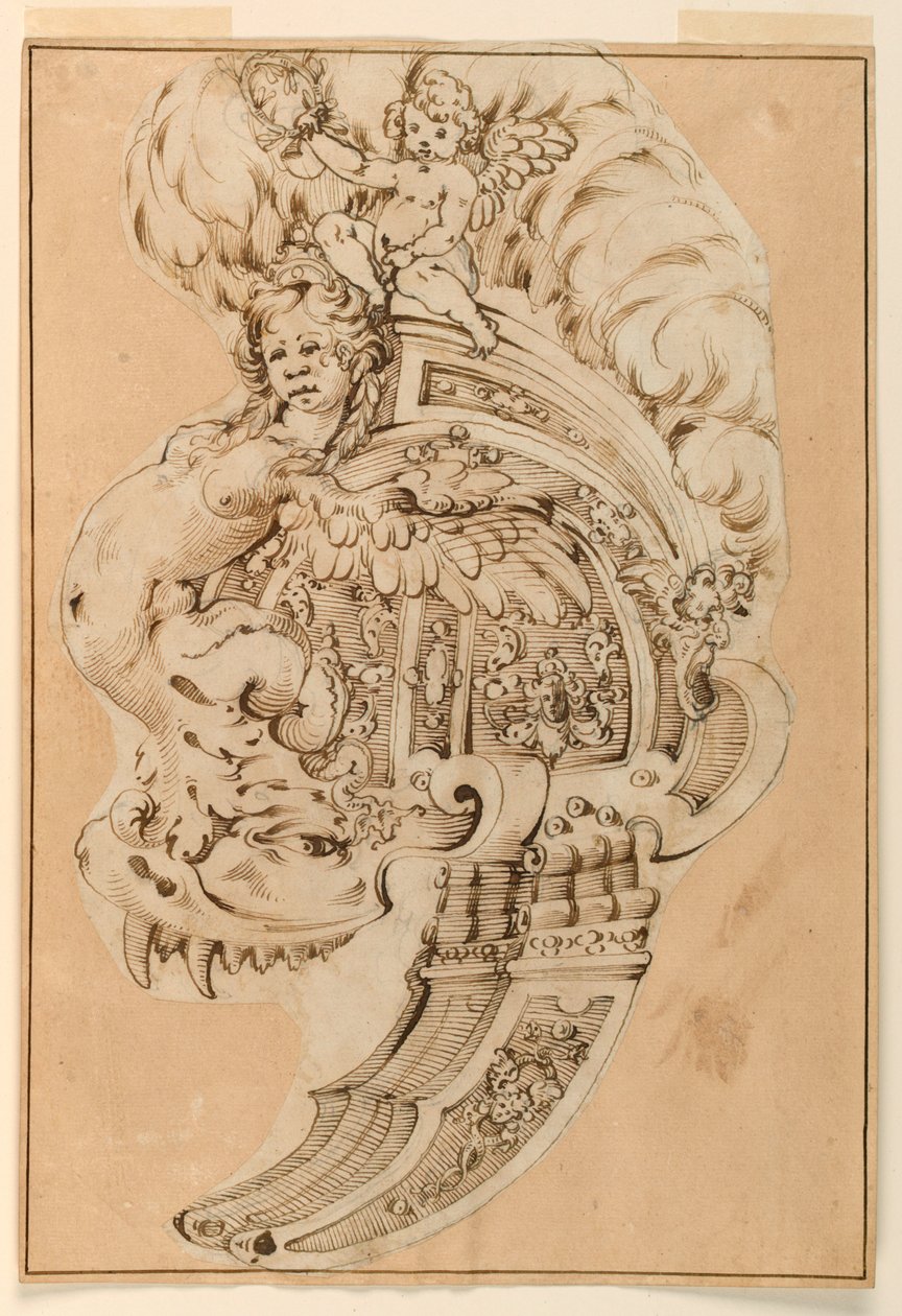 Diseño para un Burgonet Decorativo de Unknown artist