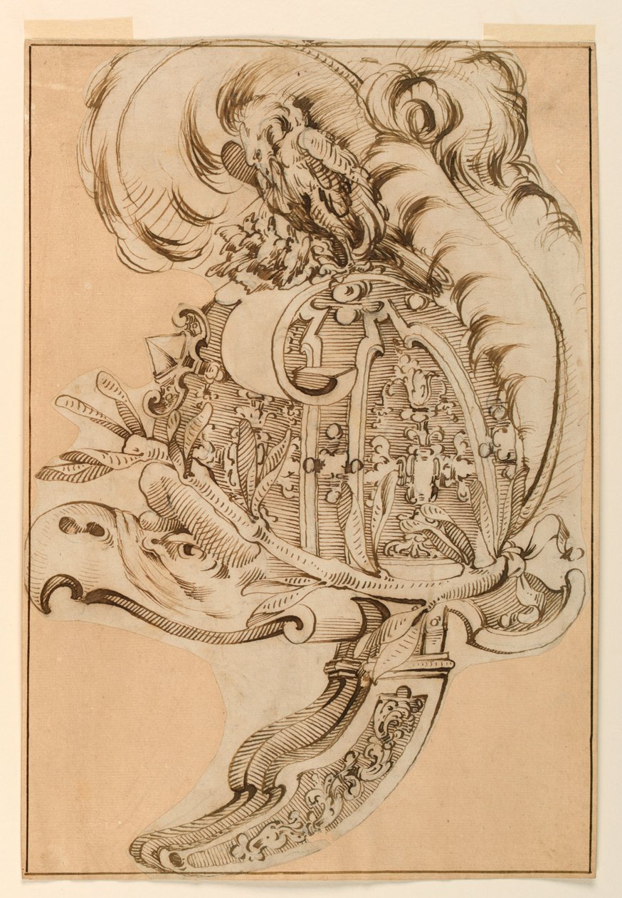 Diseño para un Burgonet Decorativo de Unknown artist
