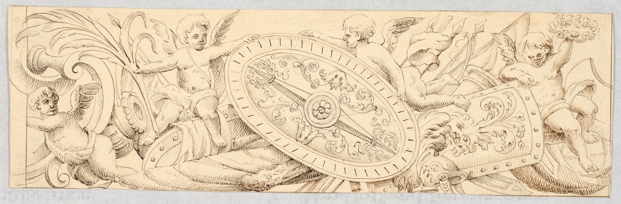 Diseño para un friso de Unknown artist
