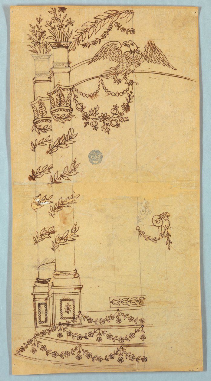 Diseño para un capricho de jardín (?) de Unknown artist