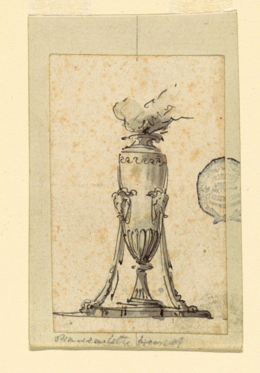 Diseño para una lámpara de Unknown artist