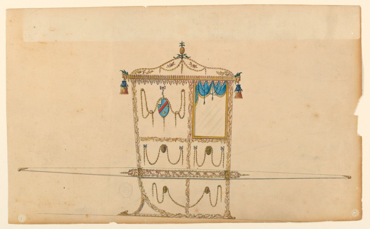 Diseño para una Silla de Sedán de Unknown artist