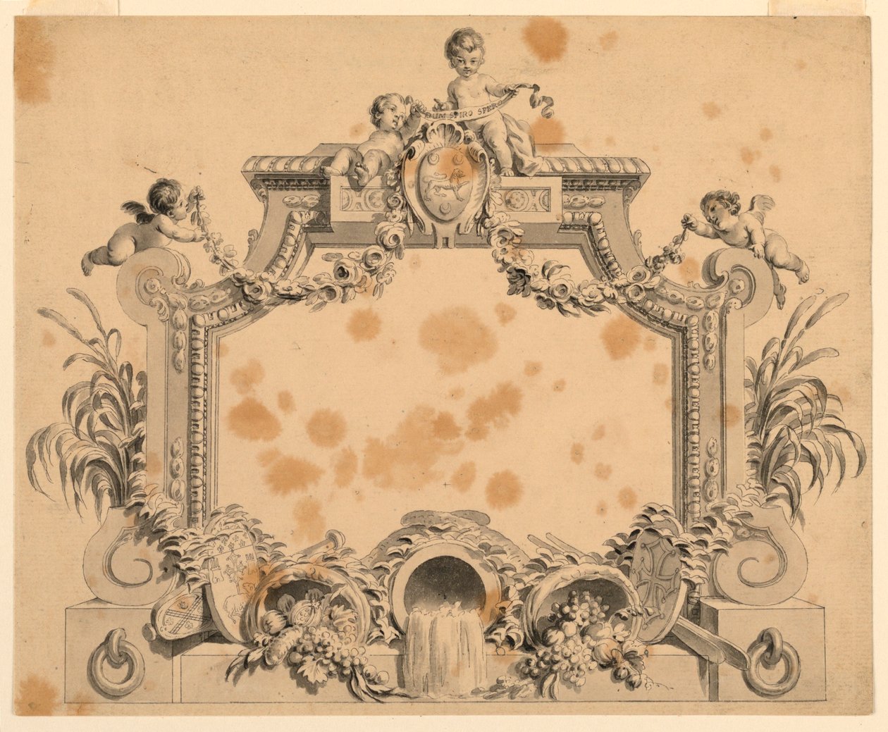 Diseño para una página de título de Unknown artist