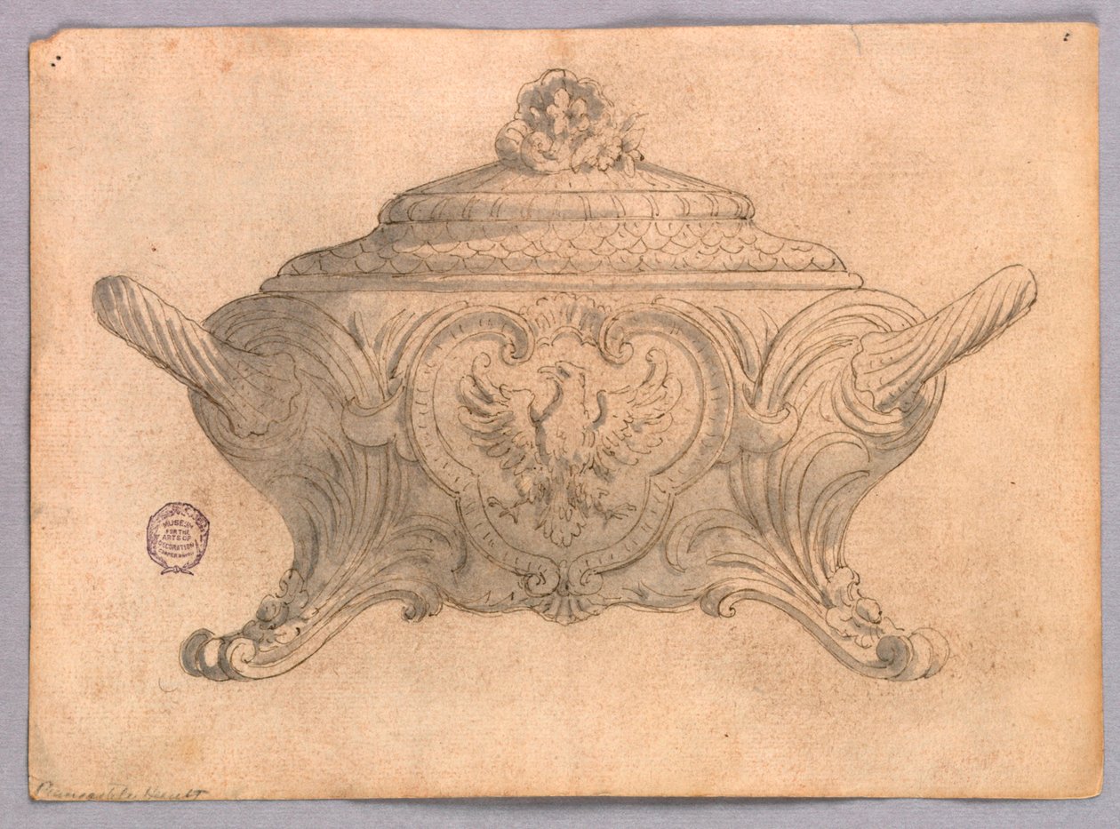 Diseño para una sopera de Unknown artist