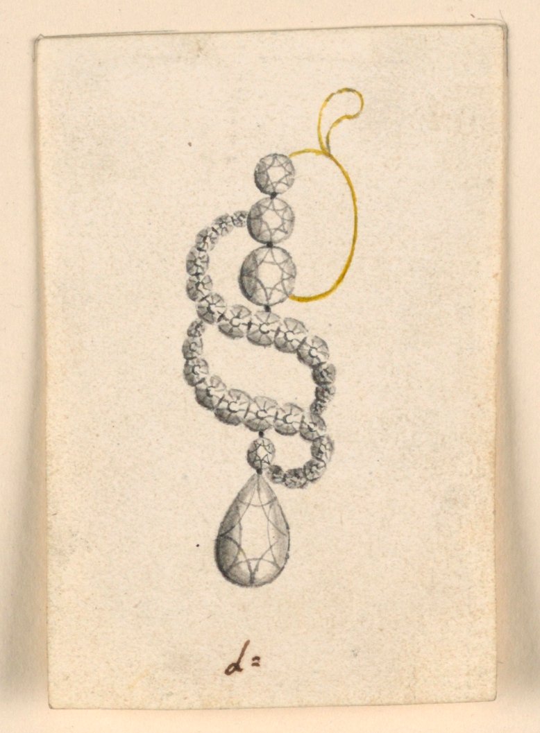 Diseño para un pendiente de Unknown artist