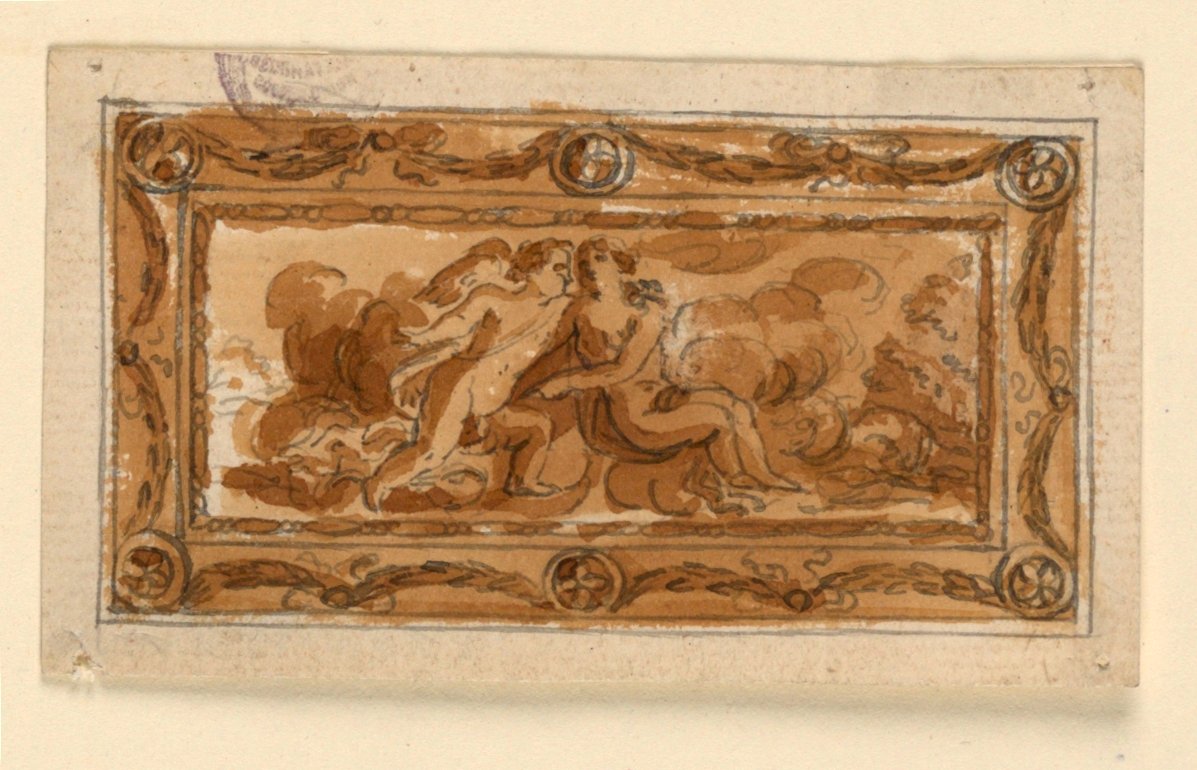 Diseño para la tapa de una caja de rapé de Unknown artist