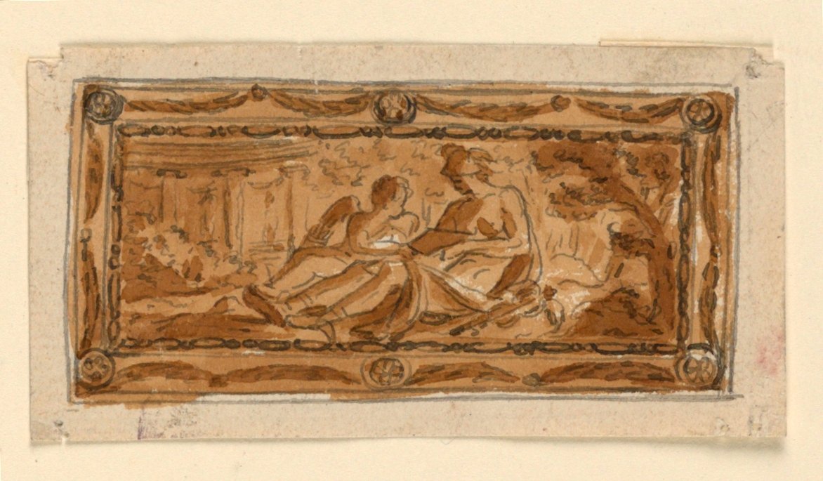 Diseño para la tapa de una caja de rapé de Unknown artist