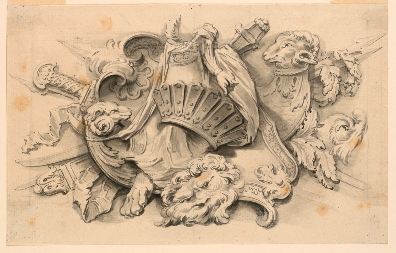 Diseño para trofeo de armas de Unknown artist