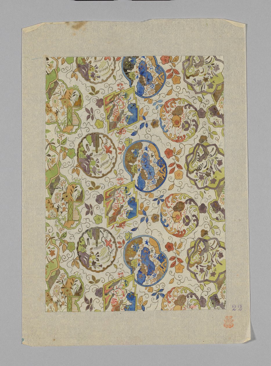 Diseño sobre papel de Unknown artist