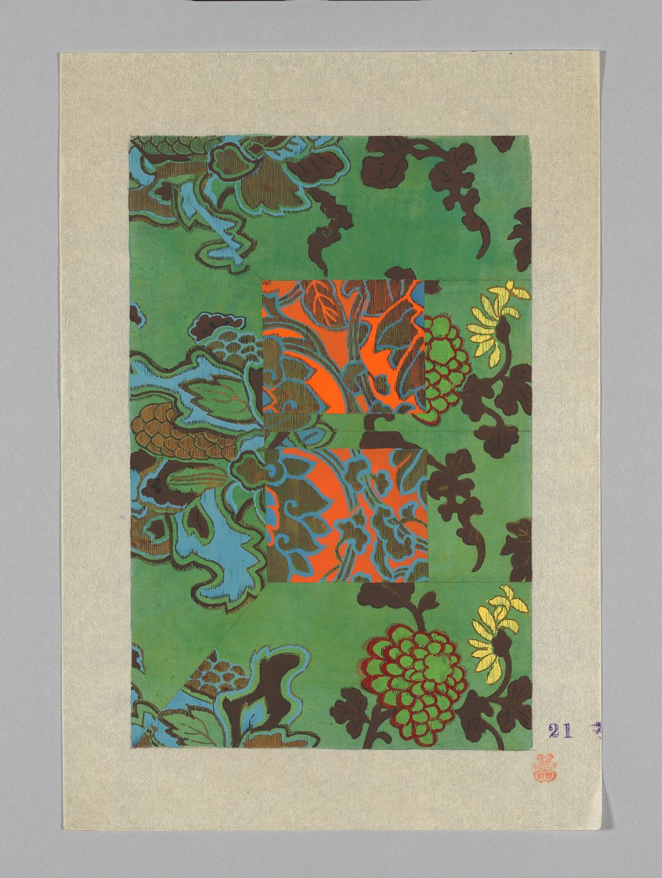 Diseño sobre papel de Unknown artist