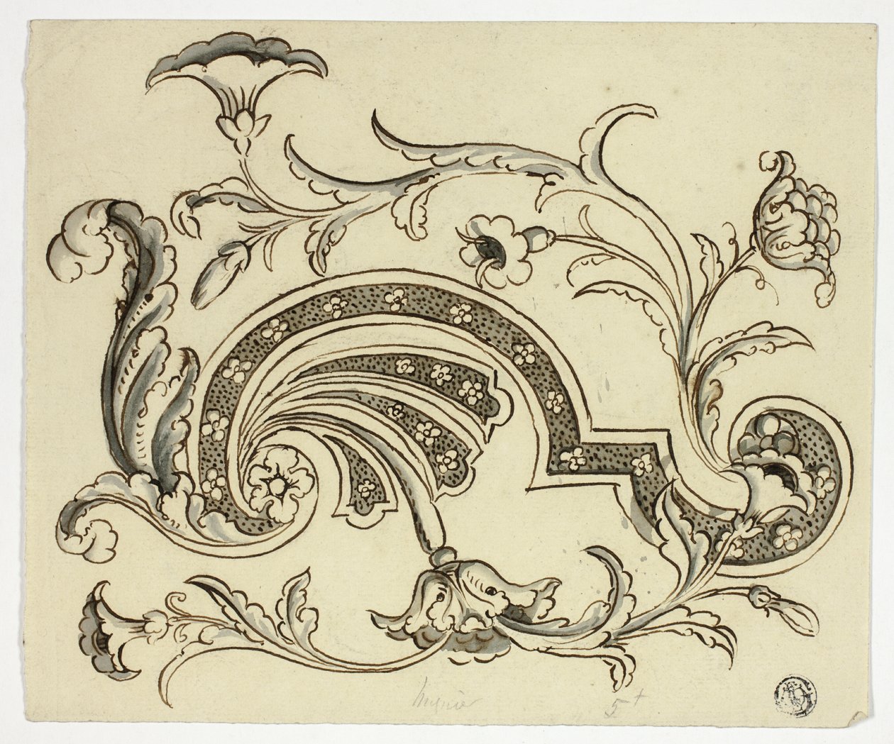 Diseño con amapolas de Unknown artist