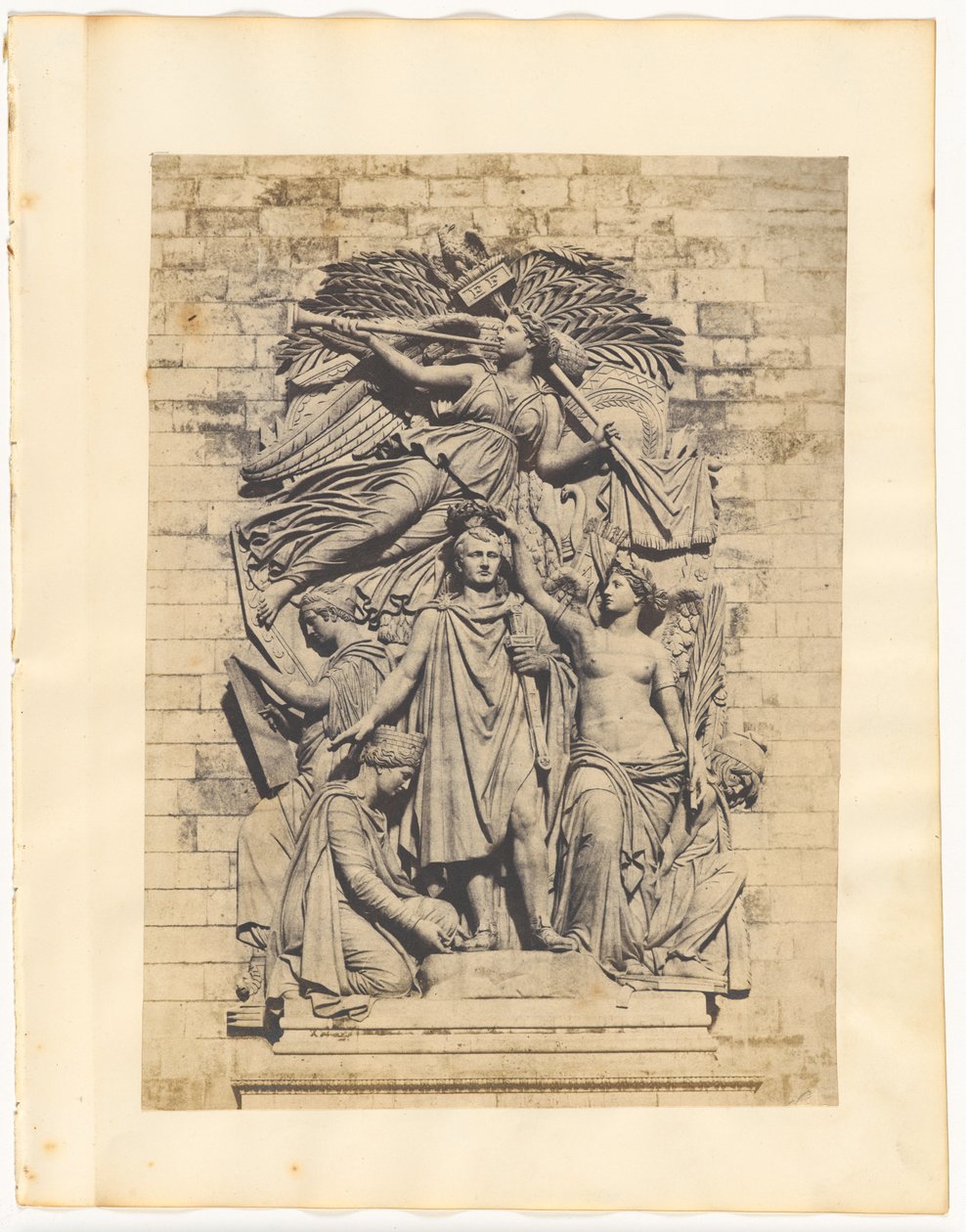 [Detalle de "Le Triomphe" en el Arco del Triunfo]. de Unknown artist