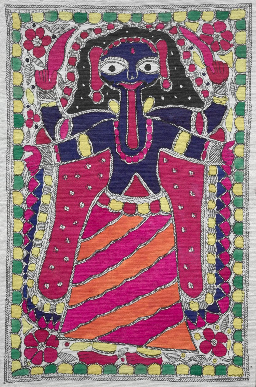 Pintura devocional (figura femenina) de Unknown artist