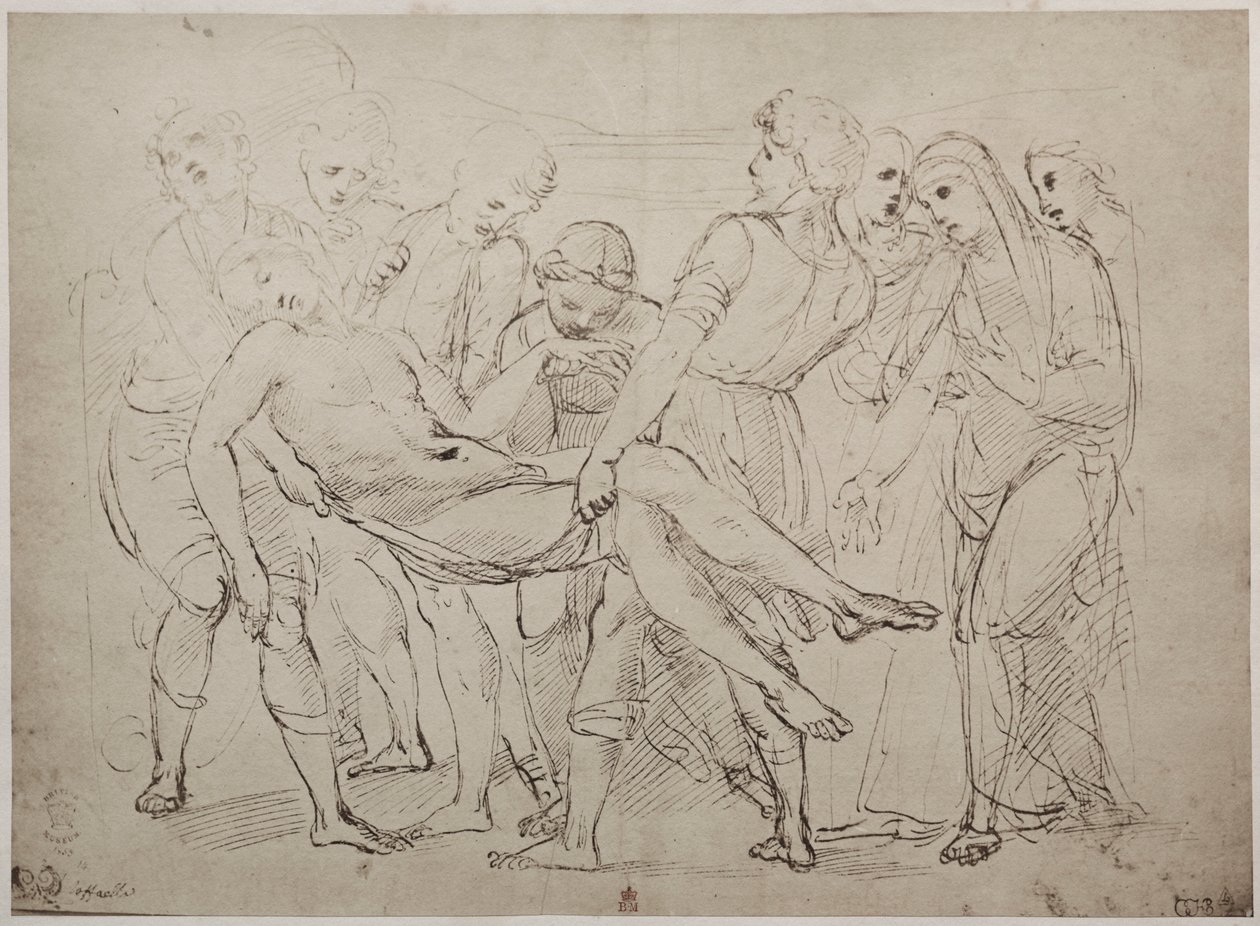 Dibujo de Raphael Sanzio en el Museo Británico de Unknown artist
