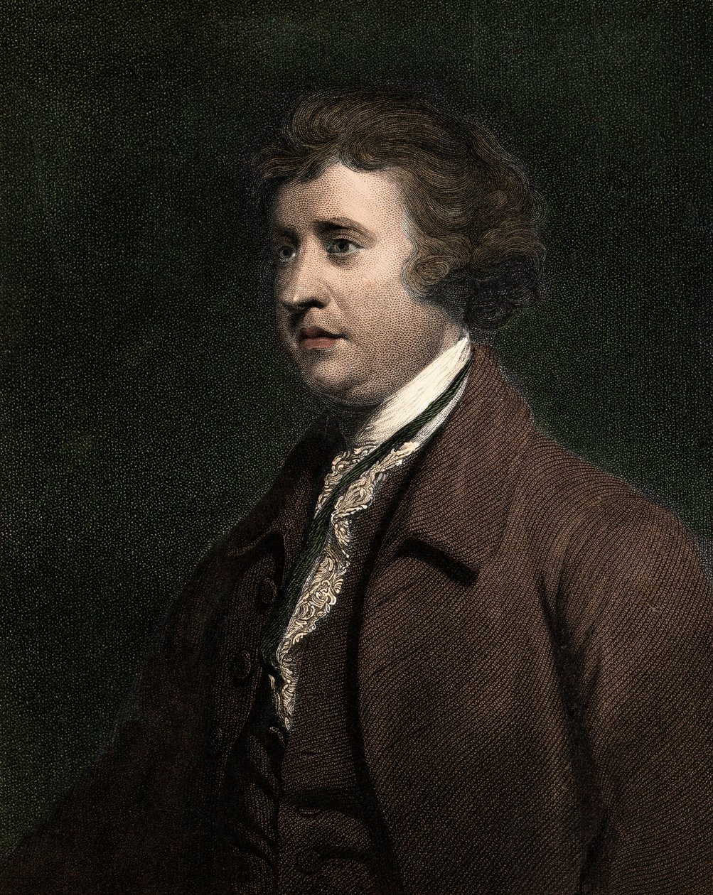 Edmund Burke 1729-1797 - grabado - siglo XIX de Unknown artist