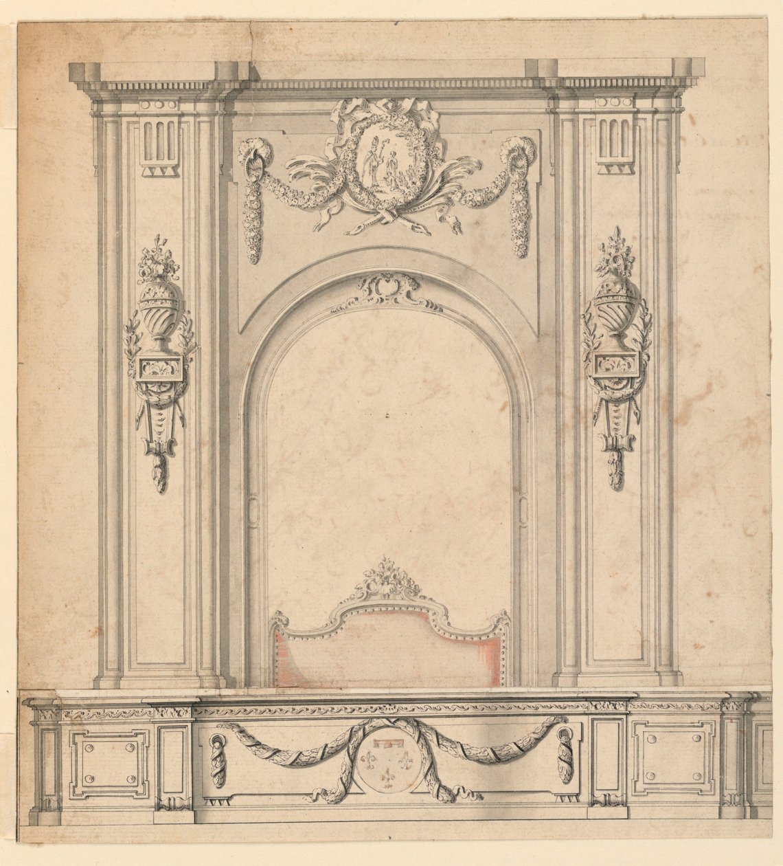 Elevación de una Alcoba para Philippe, Duque de Orleans, El Regente de Unknown artist