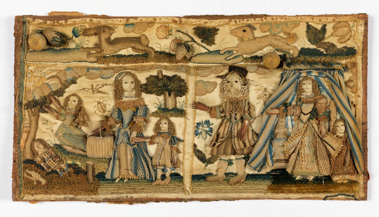 Paneles bordados de Unknown artist