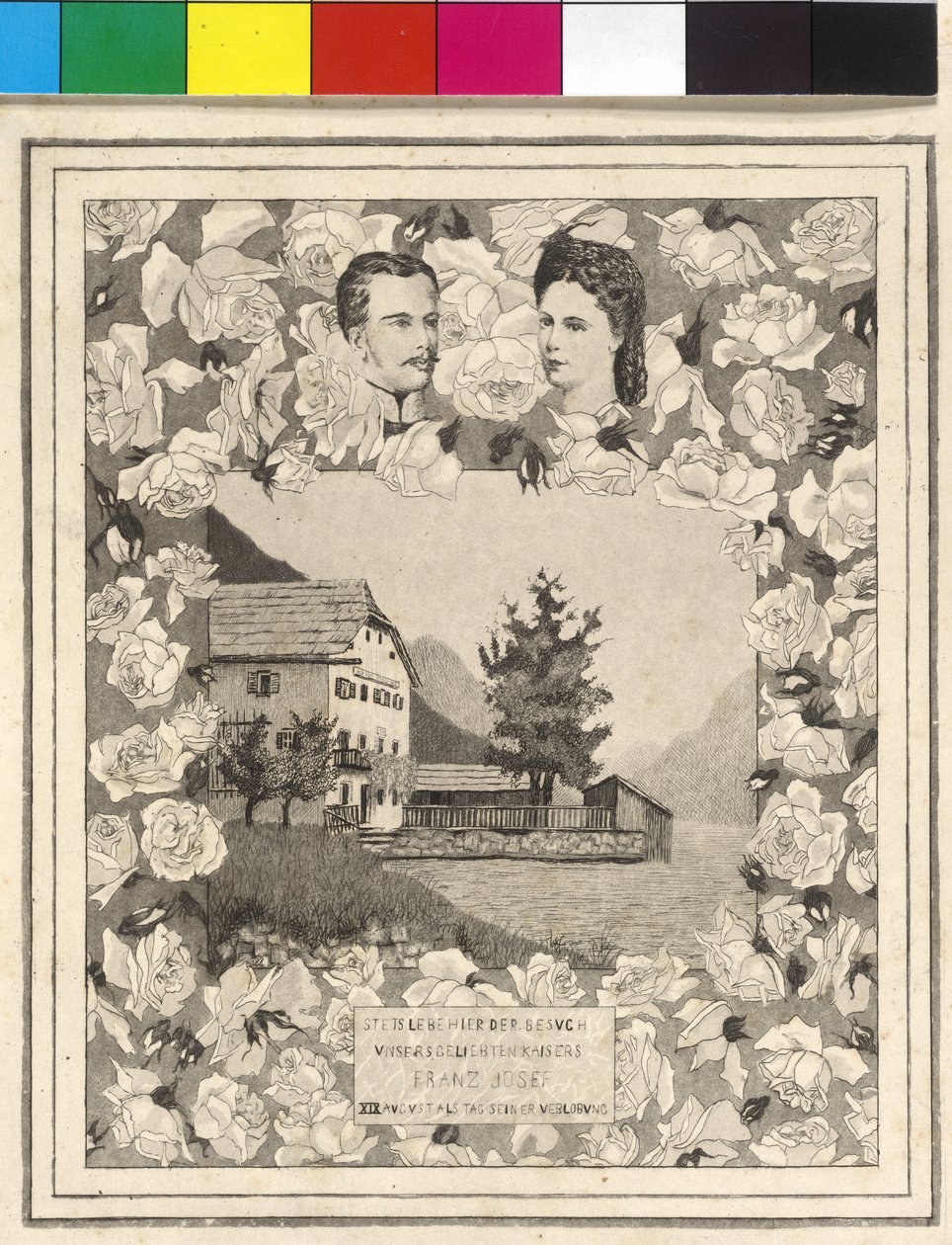Emperador de Austria e Isabel Francisco José I de Unknown artist