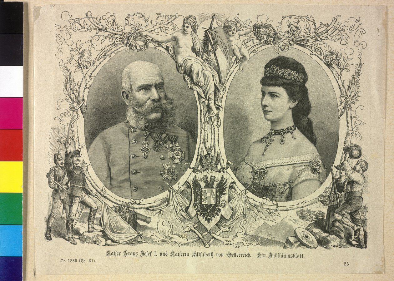 Emperador de Austria e Isabel Francisco José I de Unknown artist