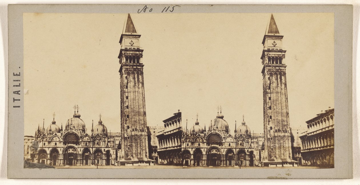 [Decorado de la Plaza de San Marcos, Venecia] de Unknown artist