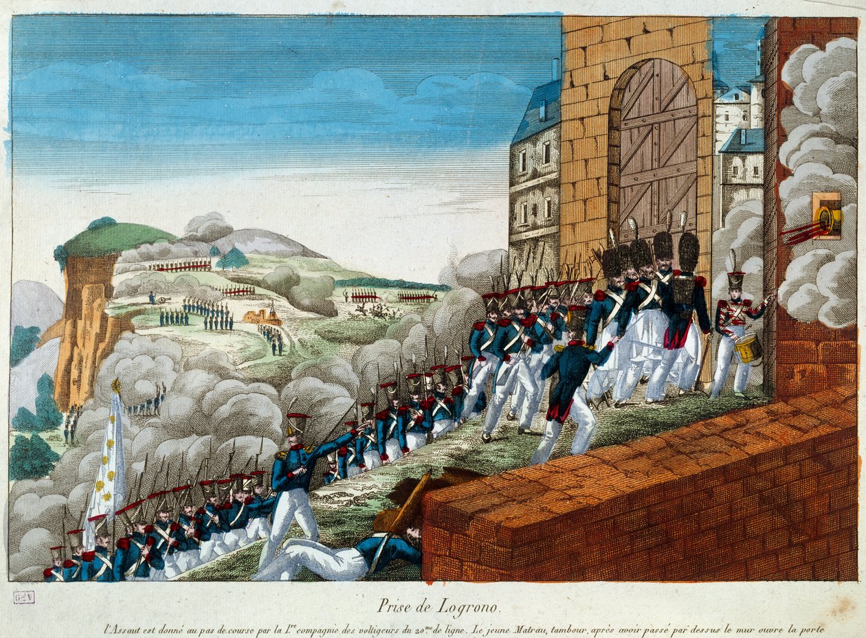 Expedición desde España (1823-1829): la captura de Logroño. 1823 París, museo del Ejército de Unknown artist