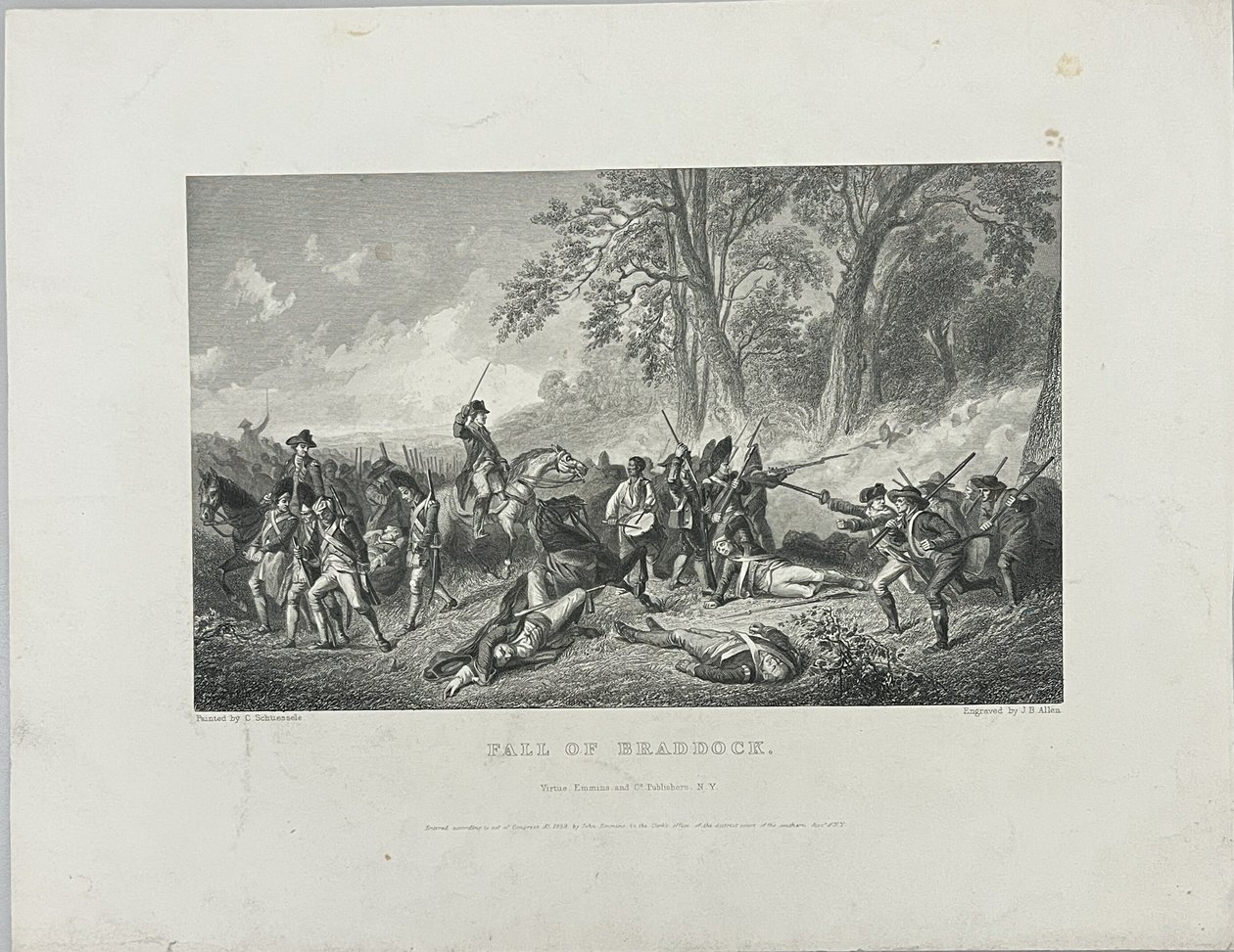 Caída de Braddock de Unknown artist