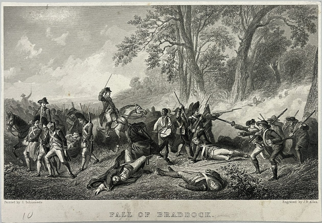 Caída de Braddock de Unknown artist
