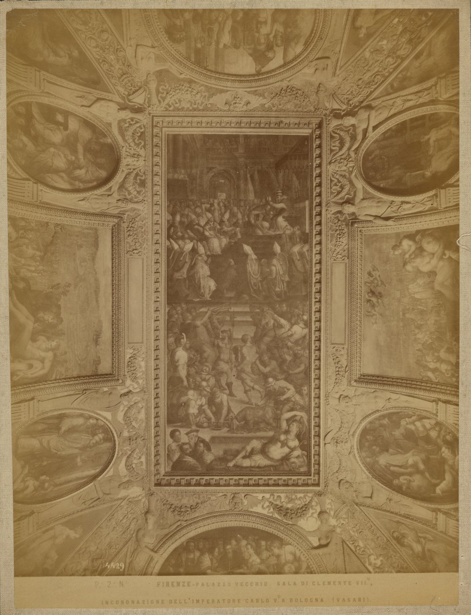 Florencia - Palazzo Vecchio. Sala de Clemente VII, coronación del emperador Carlos V de Unknown artist
