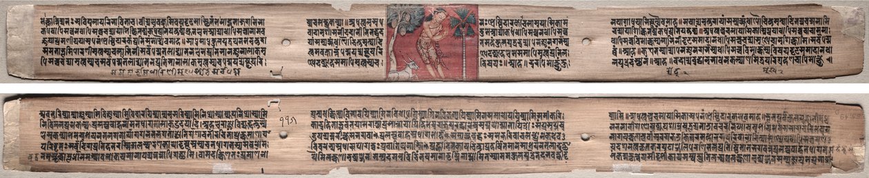 Folio 115, de un Gandavyuha-sutra (Escritura de la Suprema Arreglo) de Unknown artist