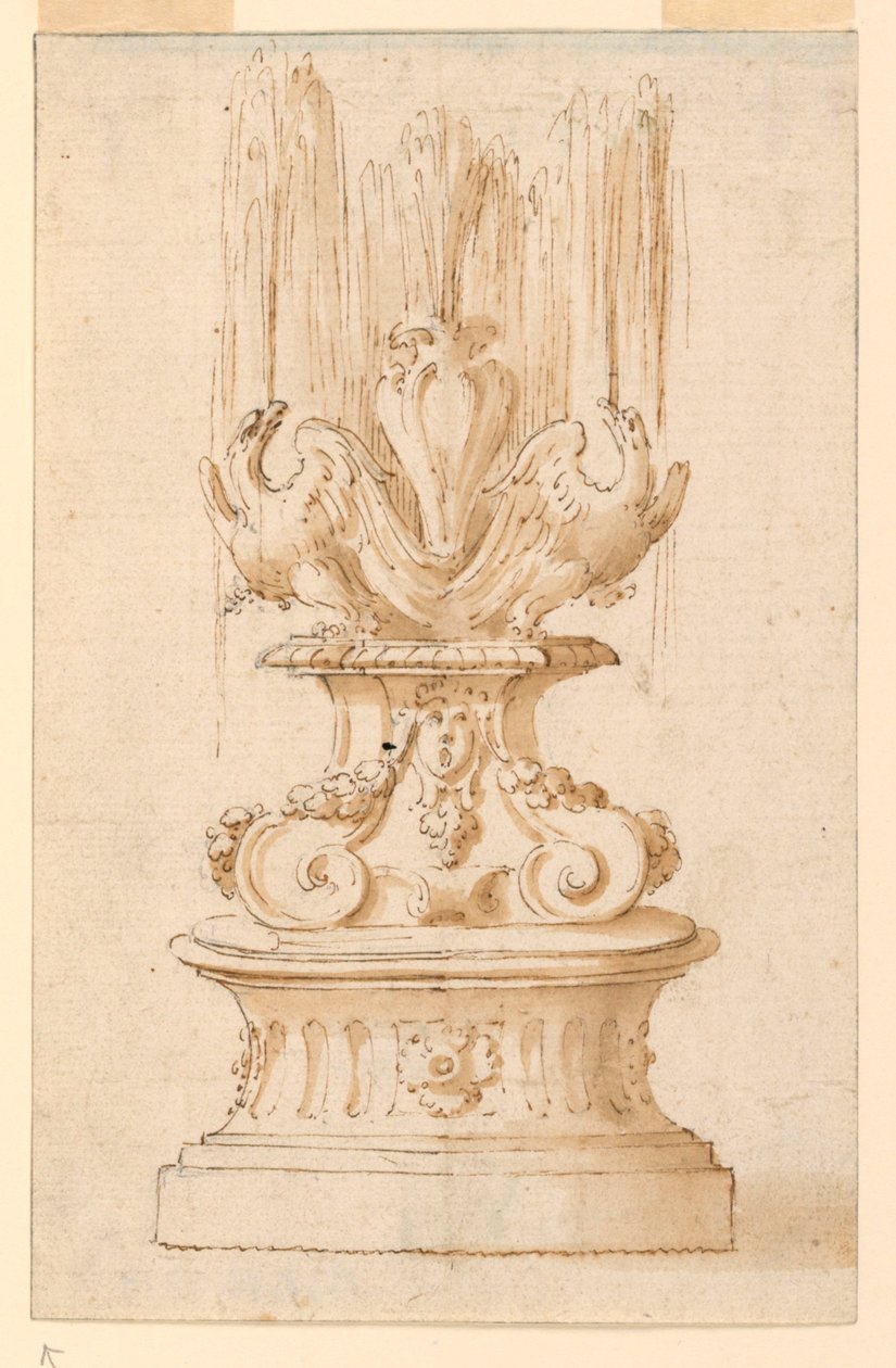 Fuente con dos águilas de Unknown artist
