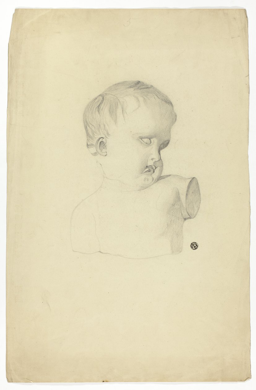 Fragmento de busto de niño de Unknown artist