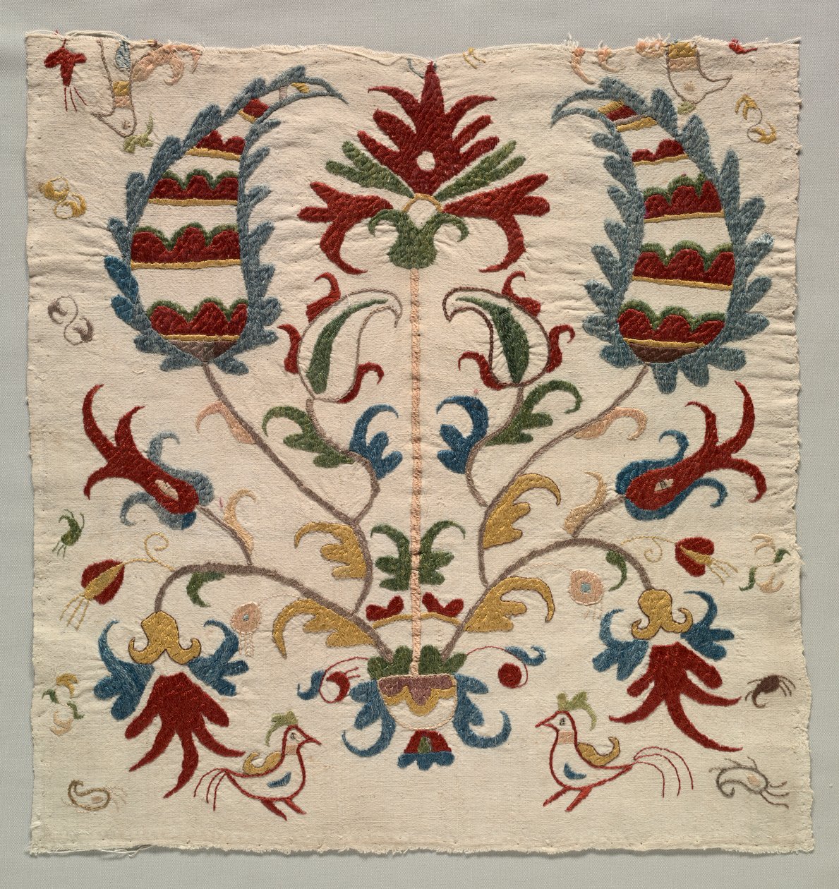 Fragmento de Funda de Almohada o Panel de Colcha de Unknown artist