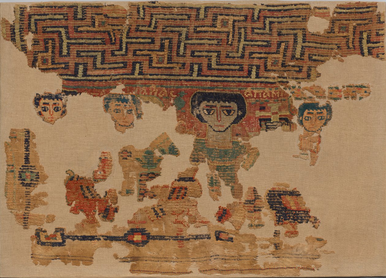 Fragmento de un gran tapiz de Unknown artist