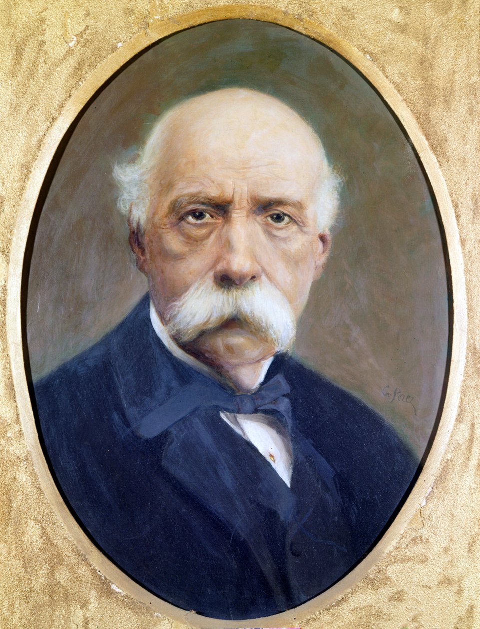 Francesco Crispi (1819 - 1901), político italiano. Pintura de G. Perez. Museo del Risorgimento en Roma de Unknown artist