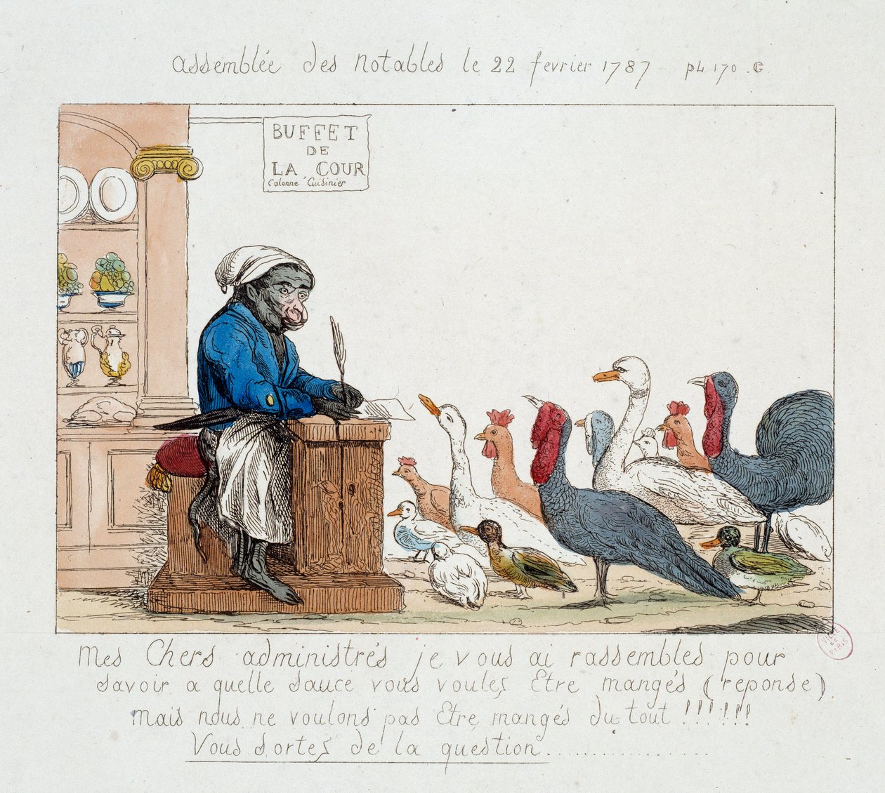 Revolución Francesa: la Asamblea de los notables del 22 de febrero de 1787 de Unknown artist