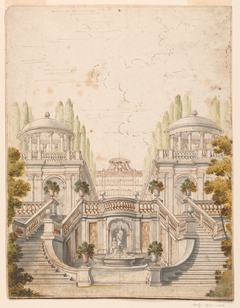 Jardín y Villa de Unknown artist