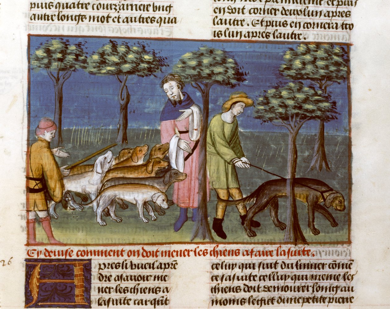 Gaston Phoebus, El tratado de caza de Unknown artist