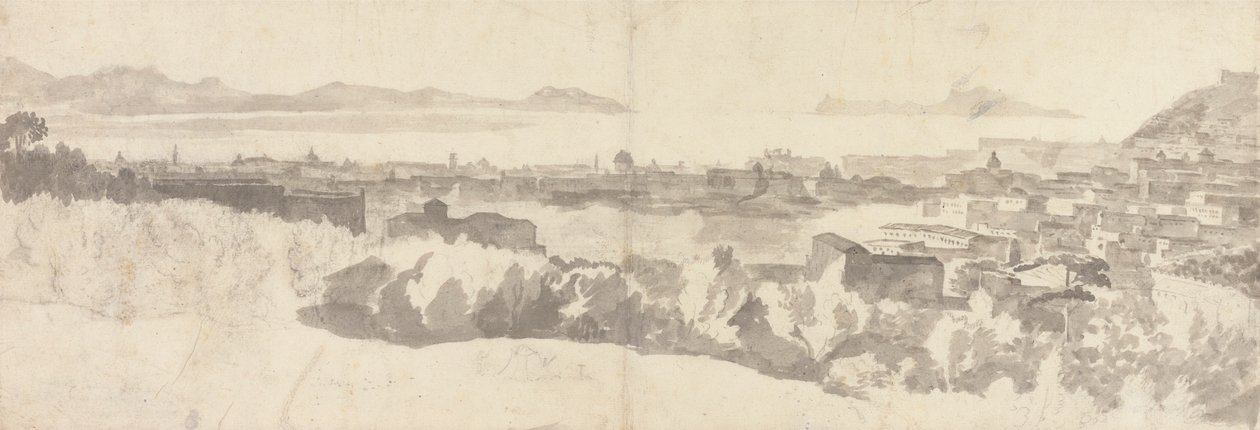 Vista general de Nápoles de Unknown artist