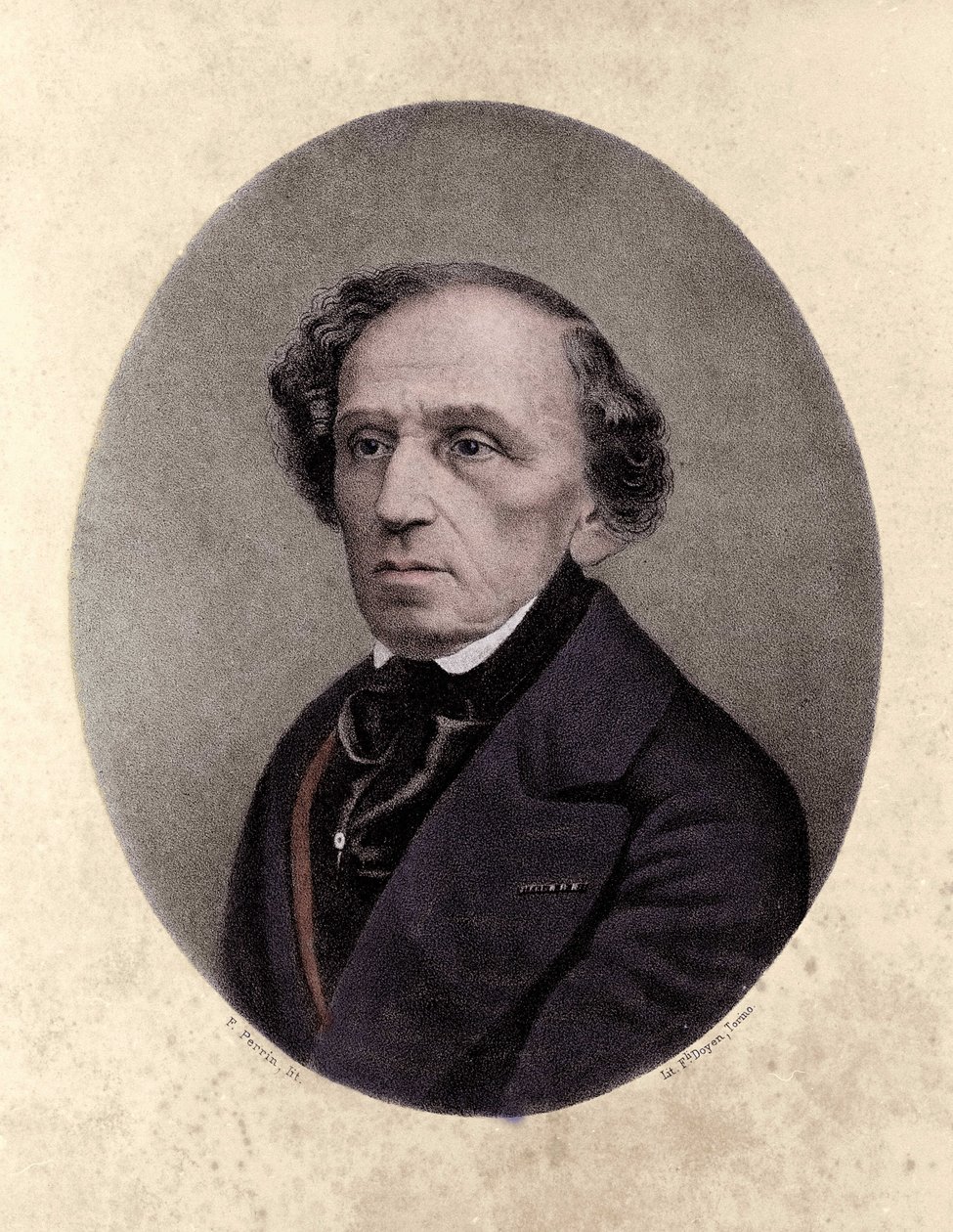Giacomo Meyerbeer (1791-1864), compositor alemán de Unknown artist