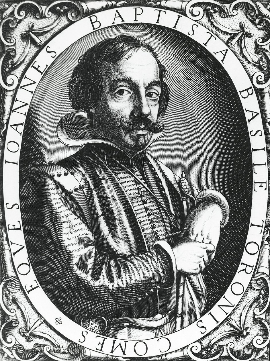 Giambattista Basile (1566-1632) poeta napolitano, corredor y coleccionista de cuentos de hadas de Unknown artist