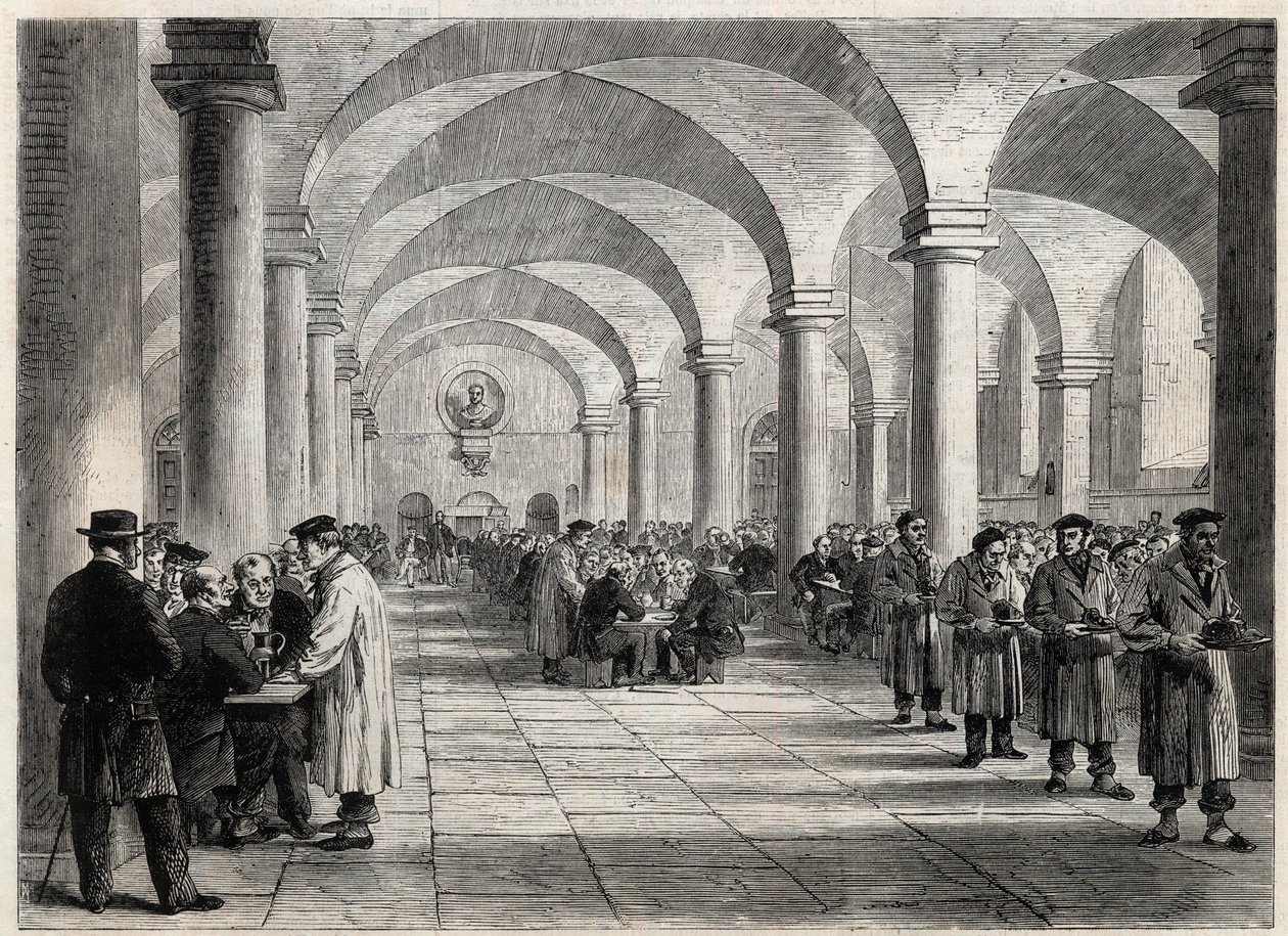 Hospital de Greenwich - El Comedor Oeste - Hospital de la Marina de Greenwich - Comedor Oeste de Unknown artist