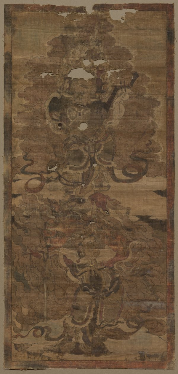 Guardian Kings:  Dhrtarastra and Virupaksa de Unknown artist