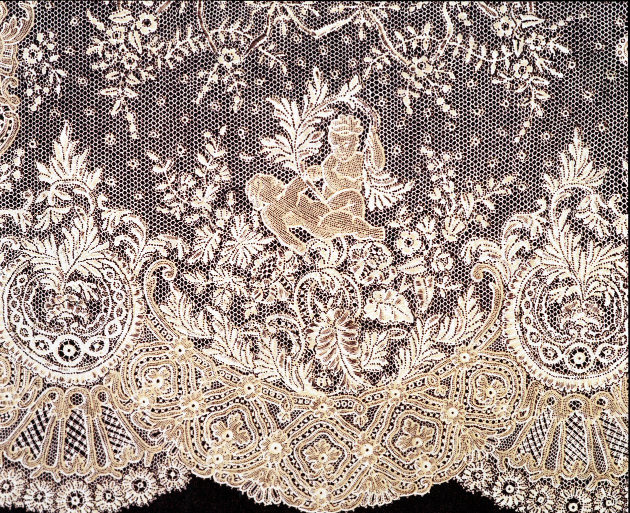 Pañuelo de encaje de Bruselas de Unknown artist
