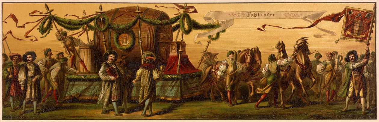 Hans Makarts procesión de la ciudad Viena de Unknown artist