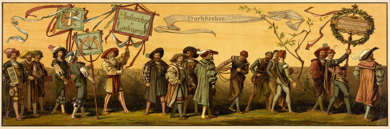 Hans Makarts procesión de la ciudad Viena de Unknown artist