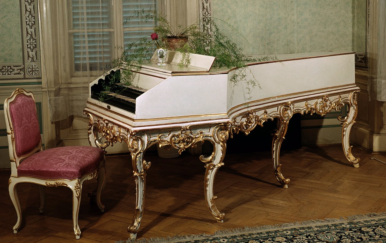 Clavicémbalo del compositor austriaco Wolfgang Amadeus Mozart de Unknown artist