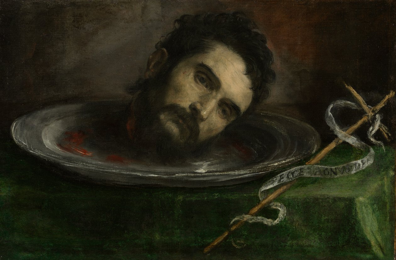 Cabeza de San Juan Bautista de Unknown artist