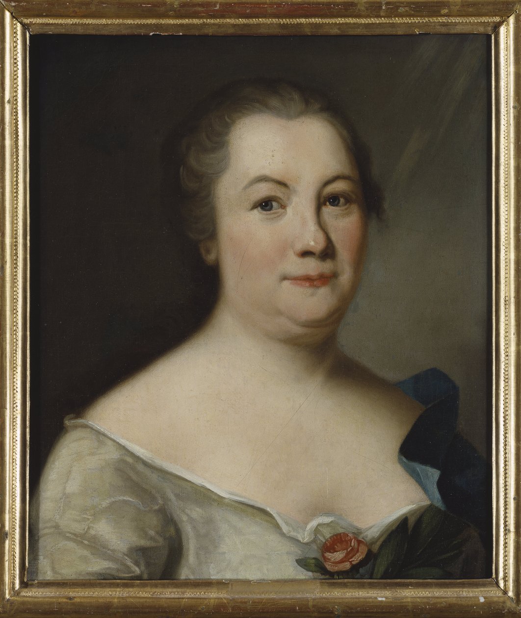 Retrato de la poeta Hedvig Charlotta Nordenflycht de Unknown artist
