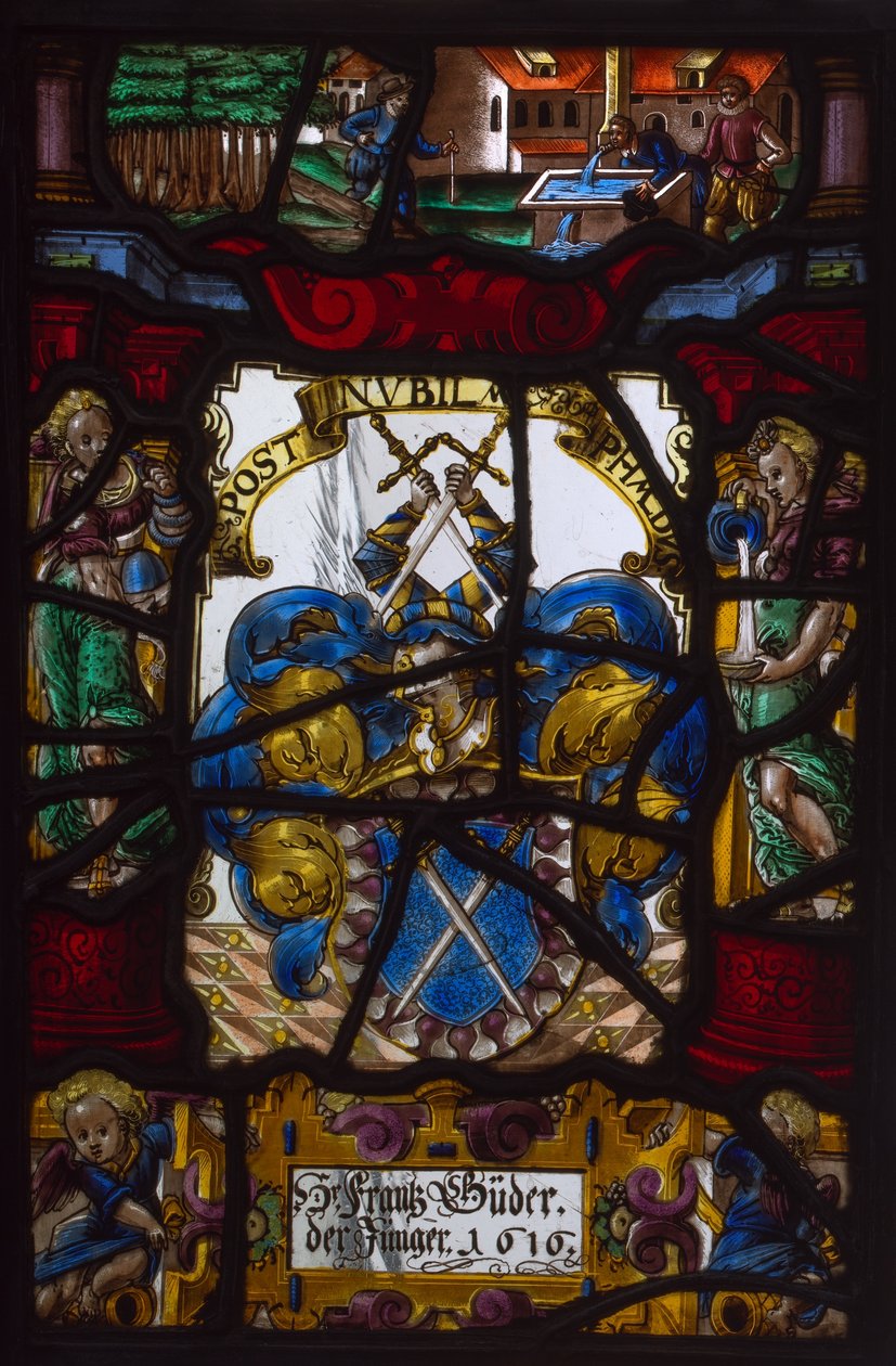 Panel heráldico de Franz Buder de Unknown artist